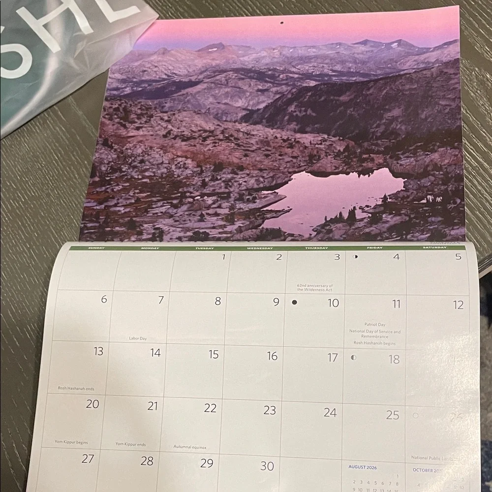 Yosemite Scenic Calendar